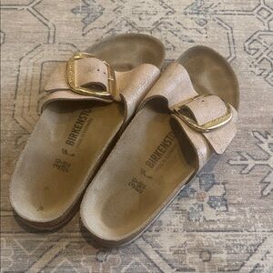 Madrid big Buckle Birkenstock Sandals - Rose